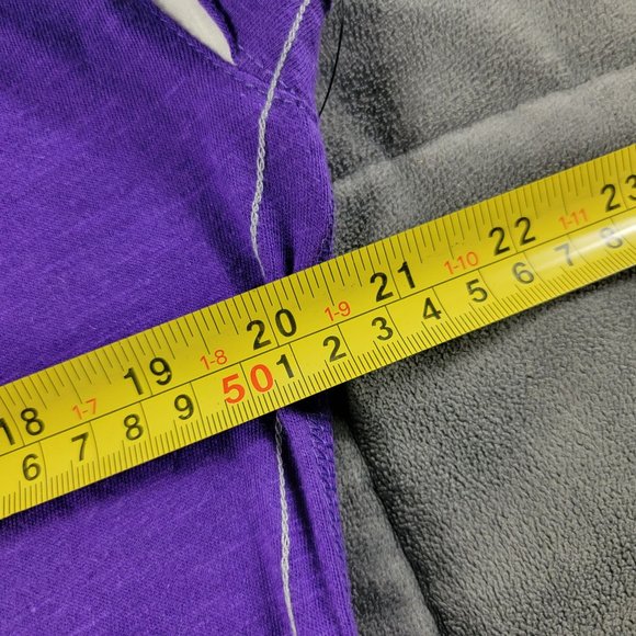 Touch Stadium By Alyssa Milano Womens XL Purple Shirt TCU Horned Frogs - Picture 9 of 11